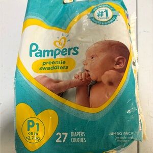 Pampers Preemie Swaddlers Diapers - missing one or two